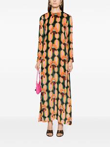 ladoublej La DoubleJ Midi-jurk met geometrische print - Blauw