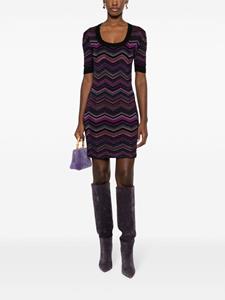 Missoni Mouwloze mini-jurk - Zwart