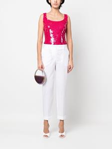 P.A.R.O.S.H. Pantalon met toelopende pijpen - Wit