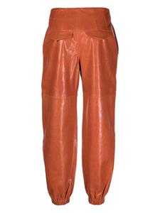 ullajohnson Ulla Johnson Cyrus leren broek - Oranje