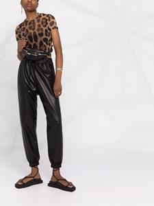 philippplein Philipp Plein Leren broek - Zwart