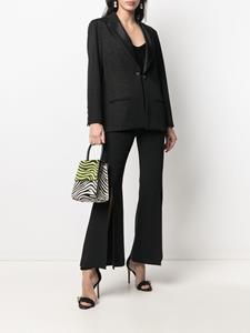 chanelpre-owned CHANEL Pre-Owned 2010s blazer met glitters - Zwart