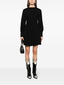 GANNI Gestreepte mini-jurk - Zwart