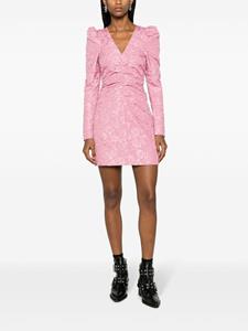 GANNI Mini-jurk met bloemjacquard - Roze