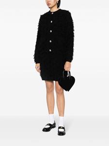 b+ab Button-up vest - Zwart