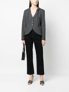 giorgioarmanipre-owned Giorgio Armani Pre-Owned 1990s blazer met krijtstreep - Grijs