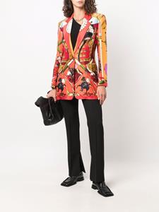 hermèspre-owned Hermès Pre-Owned 1990 blazer met enkele rij knopen - Rood