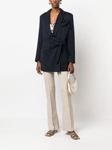 givenchypre-owned Givenchy Pre-Owned 1990s blazer met dubbele rij knopen - Blauw