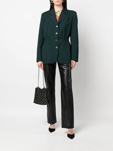 jeanpaulgaultierpre-owned Jean Paul Gaultier Pre-Owned Blazer met elastische tailleband - Groen
