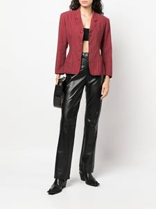 jeanpaulgaultierpre-owned Jean Paul Gaultier Pre-Owned Blazer met krijtstreep - Rood