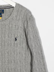 poloralphlaurenkids POLO RALPH LAUREN KIDS Kabelgebreide trui - Grijs