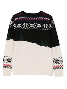 Ralph Lauren Kids Intarsia trui - Zwart