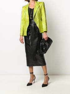 saintlaurentpre-owned Saint Laurent Pre-Owned Blazer met bloemjacquard - Groen