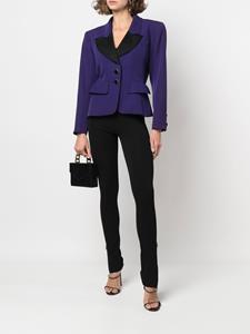 saintlaurentpre-owned Saint Laurent Pre-Owned 2000s blazer met enkele rij knopen - Paars