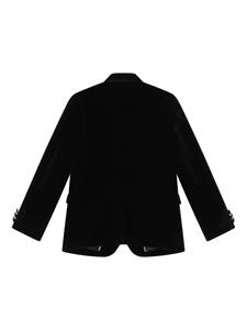 dolce&gabbanakids Dolce & Gabbana Kids Blazer met enkele rij knopen - Zwart