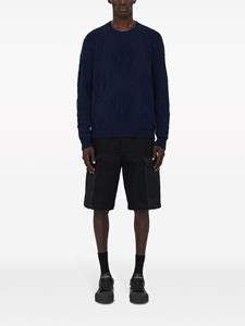 alexandermcqueen Alexander McQueen Trui met doodskop textuur - Blauw