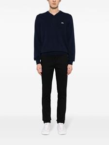 Lacoste Sweater met logopatch - Blauw