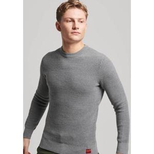 Trui met structuurgebreide ronde hals Superdry