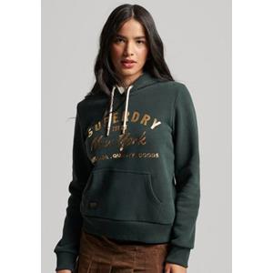 Superdry Kapuzensweatshirt "SU-LUXE METALLIC LOGO HOODIE"