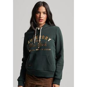 Superdry Hoodie SU-LUXE METALLIC LOGO HOODIE