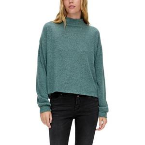 Viskose stretch pullover geborsteld effect dames QS