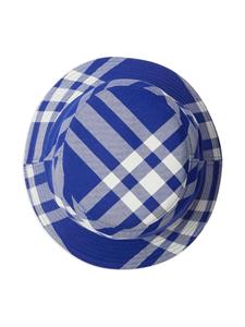 Burberry Vissershoed met tonaal stiksel - Blauw