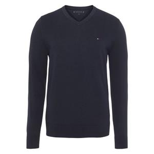 Tommy Hilfiger V-Ausschnitt-Pullover "CLASSIC COTTON V NECK"
