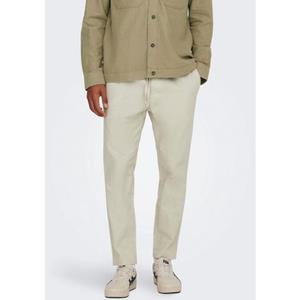 Only & Sons onslinus crop 0007 cot lin pnt noos 22024966 silver lining