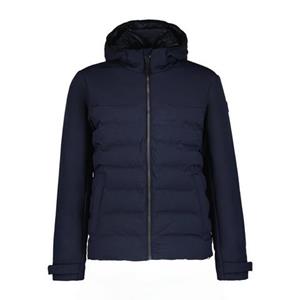 Icepeak Softshelljacke "H STRICKFLEECEJACKE AGAR", mit Kapuze, mit Logopatch am Oberarm