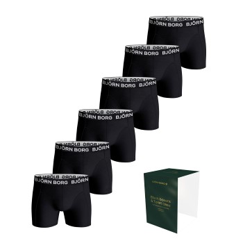 björnborg Björn Borg 6 stuks Cotton Stretch Boxer And Toilet Case 