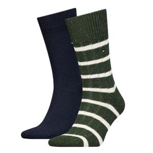 tommyhilfigerlegwear Tommy Hilfiger 2 stuks Men Neppy Stripe Sock 