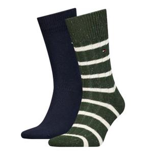 Tommy Hilfiger 2 stuks Men Neppy Stripe Sock 