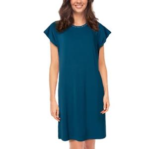 ladyavenue Lady Avenue Soft Bamboo Big Shirt W Shortsleeve 