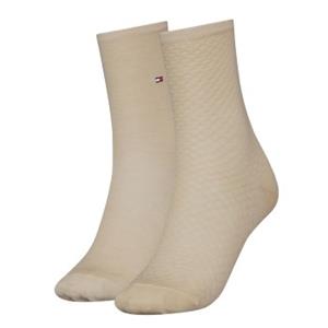tommyhilfigerlegwear Tommy Hilfiger 2 stuks Women Diamond Structure Socks 