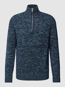 TOM TAILOR Strickpullover KNITTED TROYER aus Baumwolle