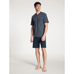 CALIDA Pyjama, (Packung), Shorty mit V-Neck