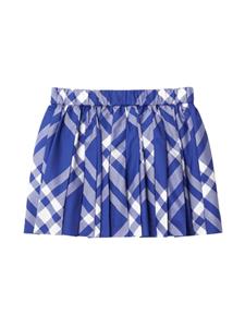 burberrykids Burberry Kids Geruite rok - Blauw