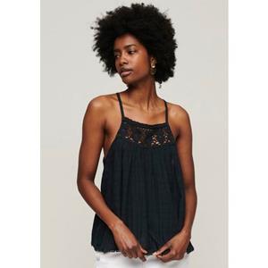 Superdry Top met spaghettibandjes VINTAGE HALTER CAMI TOP