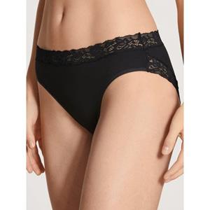 CALIDA Slip Natural Comfort Lace met kant aan de band en beenuitsnijding