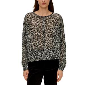 s.Oliver Chiffonbluse, mit Smok-Detail