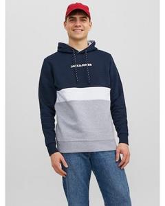 Jack & Jones Hoodie JJEREID BLOCKING SWEAT HOOD NOOS