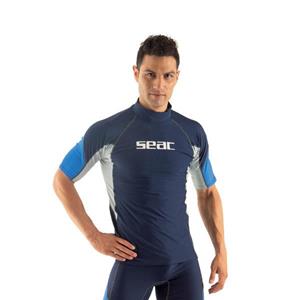 Seac rash guard raa Evo | heren | korte mouwen | blauw/donkerblauw | maat XL