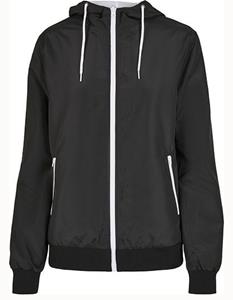 Build Your Brand BY147 Ladies Recycled Windrunner