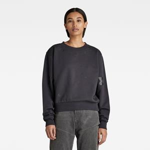 G-Star RAW Sweatshirt Multi Graphic Crooped Loose SW WMN (1-tlg)