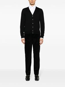 Tagliatore Ribfluwelen broek - Zwart