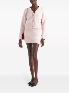 Prada Mini-rok met logo - Roze