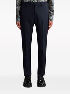 ETRO Broek met toelopende pijpen en jacquard - Zwart