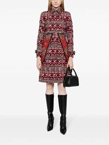 burberrypre-owned Burberry Pre-Owned 2015 trenchcoat met borduurwerk - Veelkleurig
