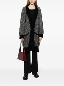 dolce&gabbanapre-owned Dolce & Gabbana Pre-Owned 2010s kasjmier vest met franje - Zwart