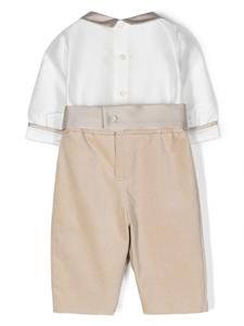 lastupenderia La Stupenderia Romper met satijnen afwerking - Beige